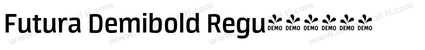 Futura Demibold Regu字体转换